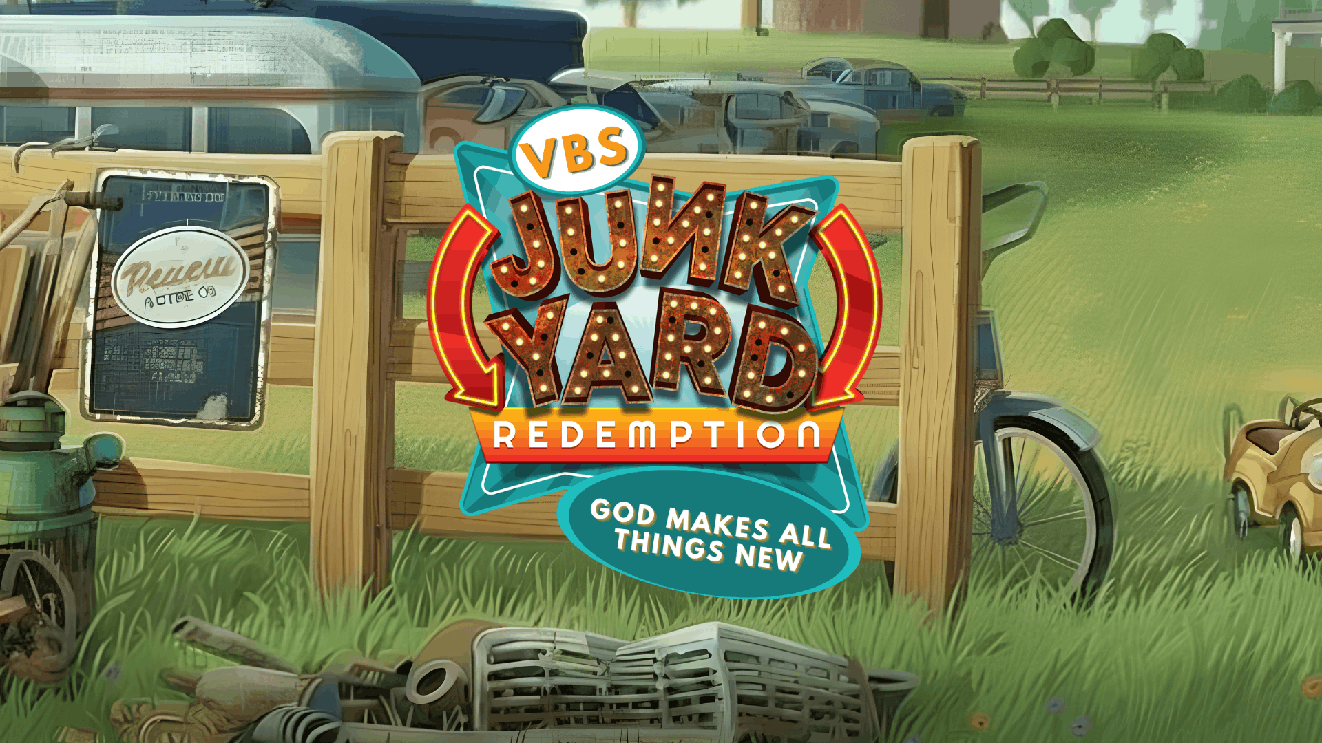 Junkyard Redemption VBS flyer